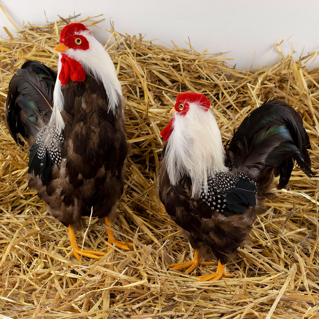 Natural Rooster Farmhouse Decor