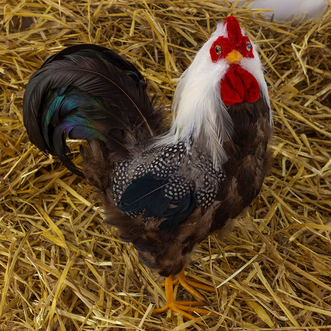 Natural Rooster Farmhouse Decor