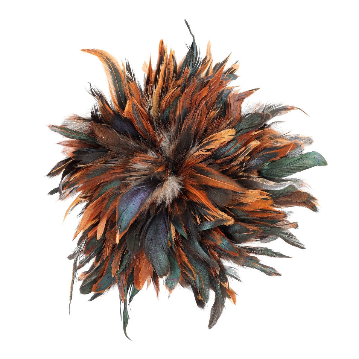 Natural Rooster Feathers 2’’ strip of 4-6” Rooster Strung Craft Feathers - Natural - Feathers