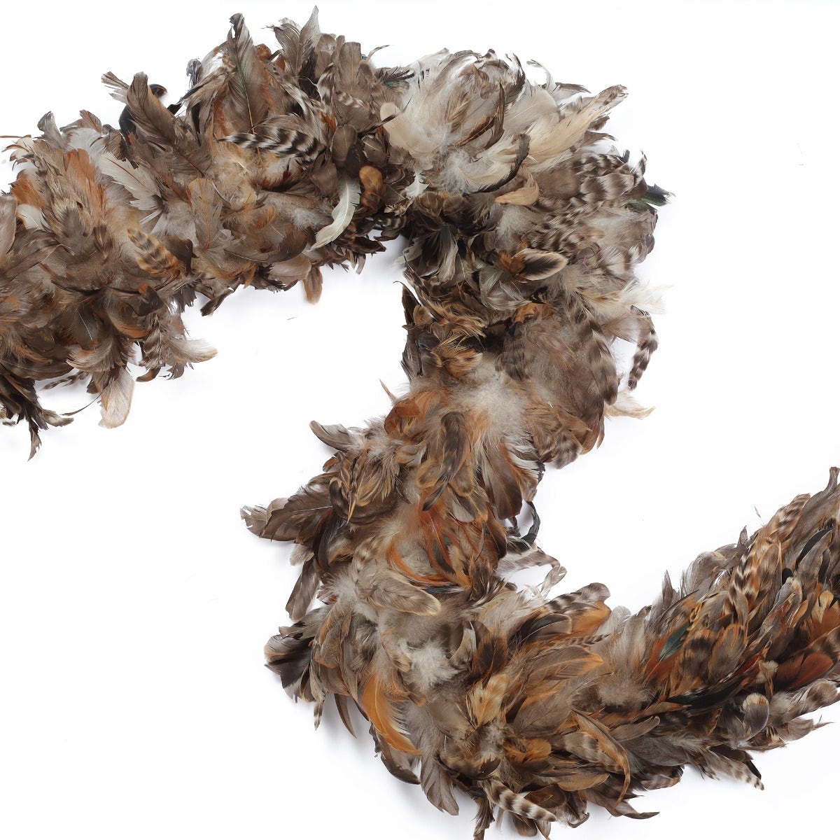 Natural Schlappen Feather Boa 6-7’’ - Rooster Boa