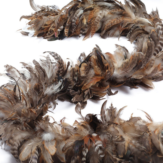 Natural Schlappen Feather Boa 6-7’’ - Rooster Boa