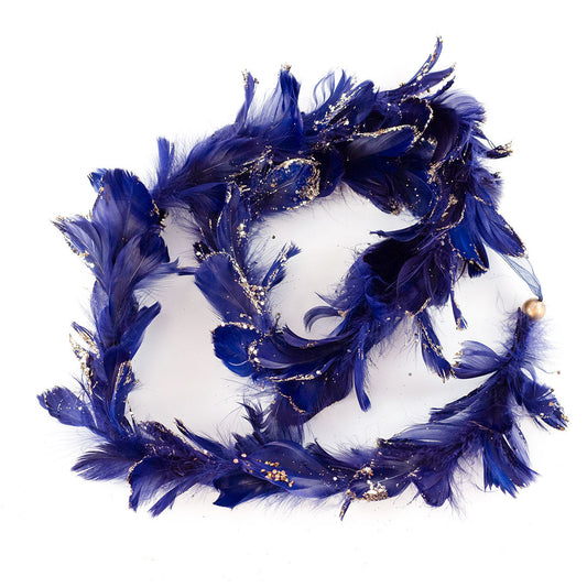 Navy Blue Christmas Garland