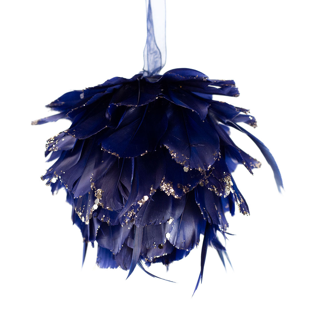 Navy Blue Christmas Ornament