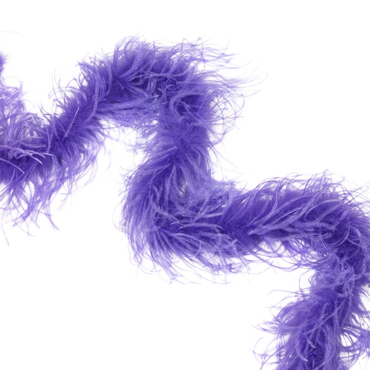 One Ply Ostrich Feather Boa - Lavender - Ostrich Boa