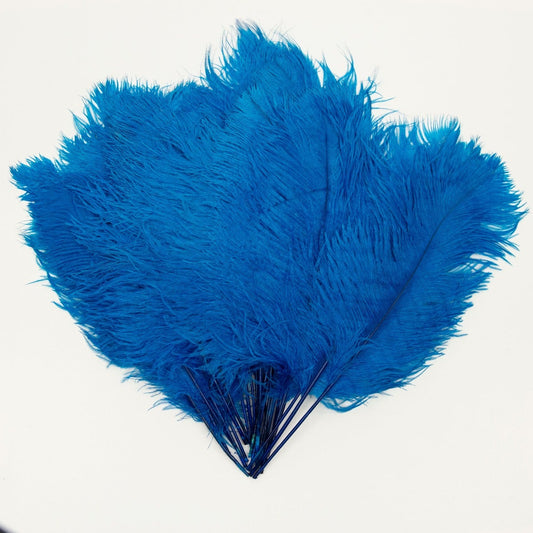 Ostrich Tails 16-18 inch  - 30 PC - Dark Turquoise