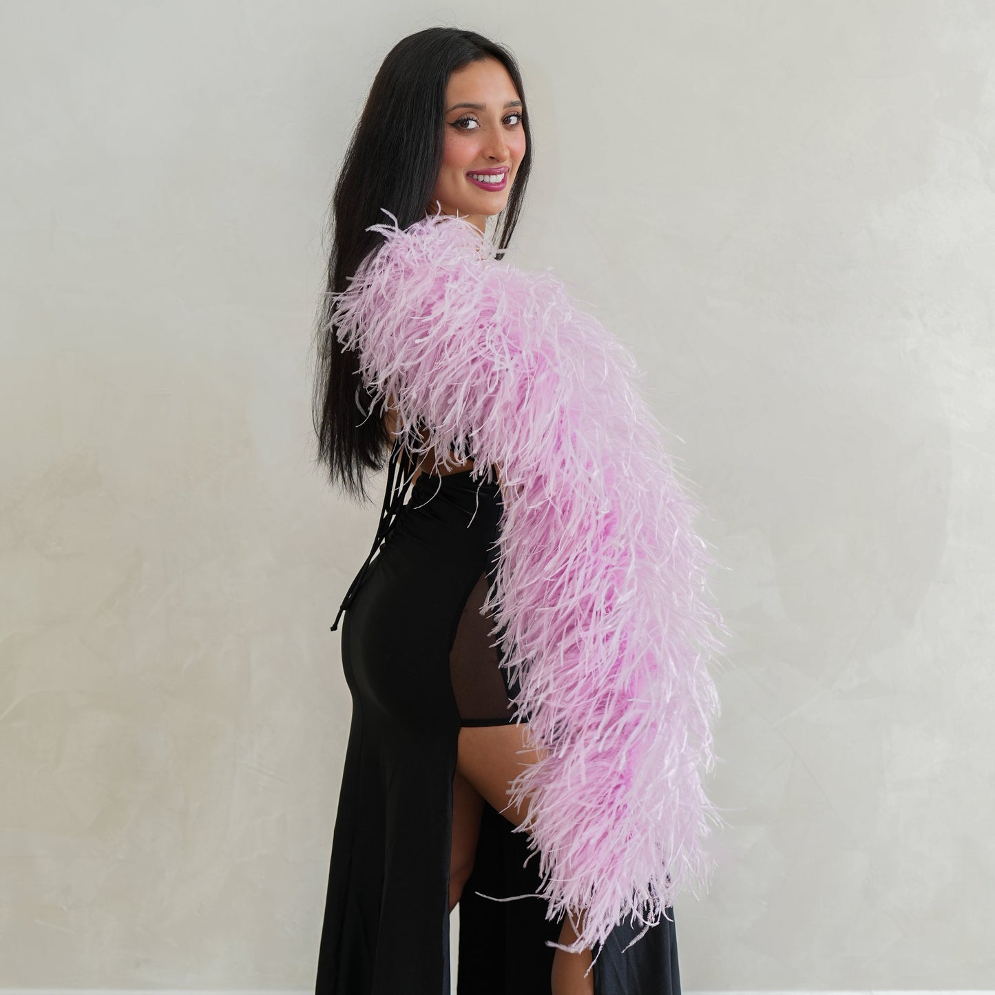 Orchid Lilac 6 Ply Ostrich Feather Boa