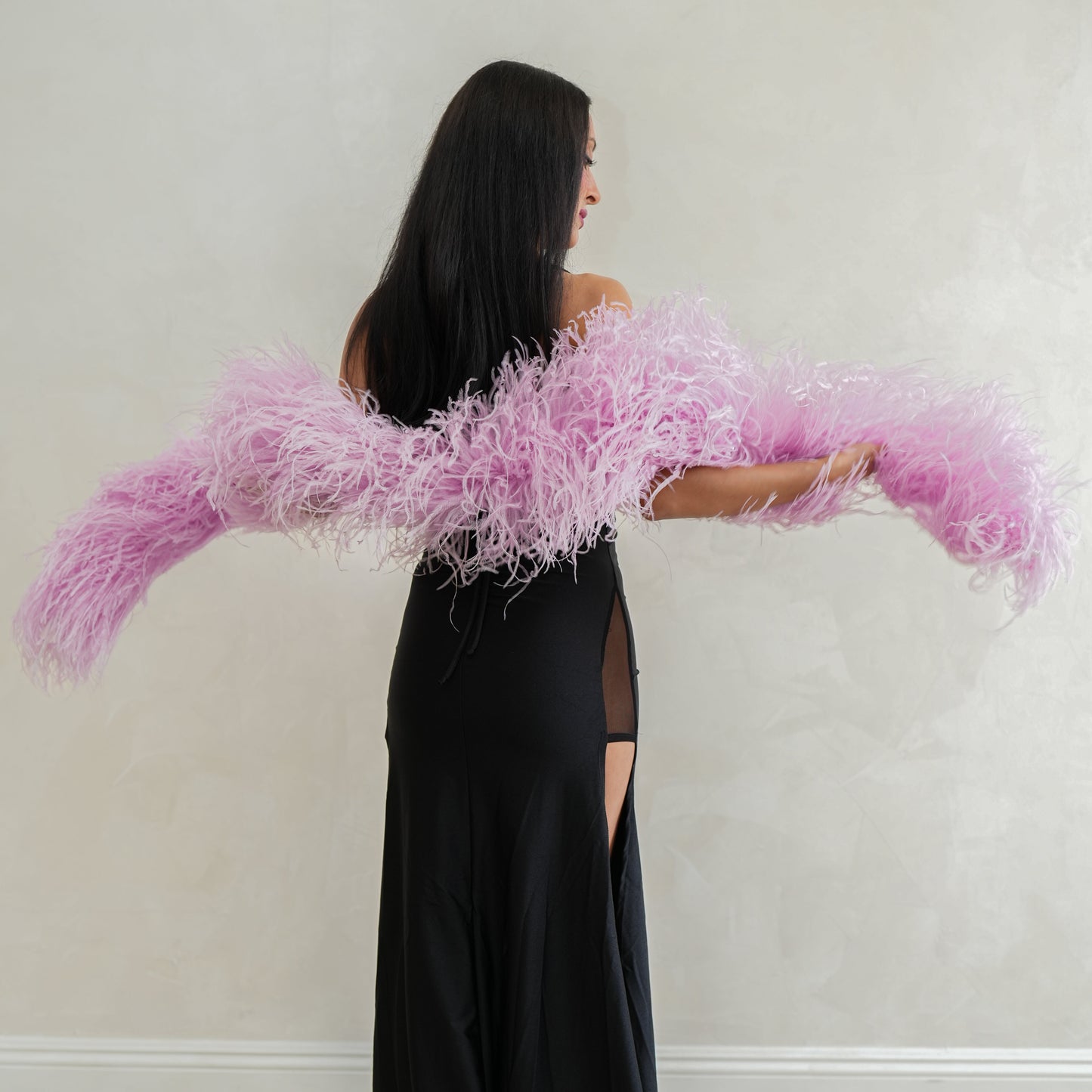 Orchid Lilac 6 Ply Ostrich Feather Boa