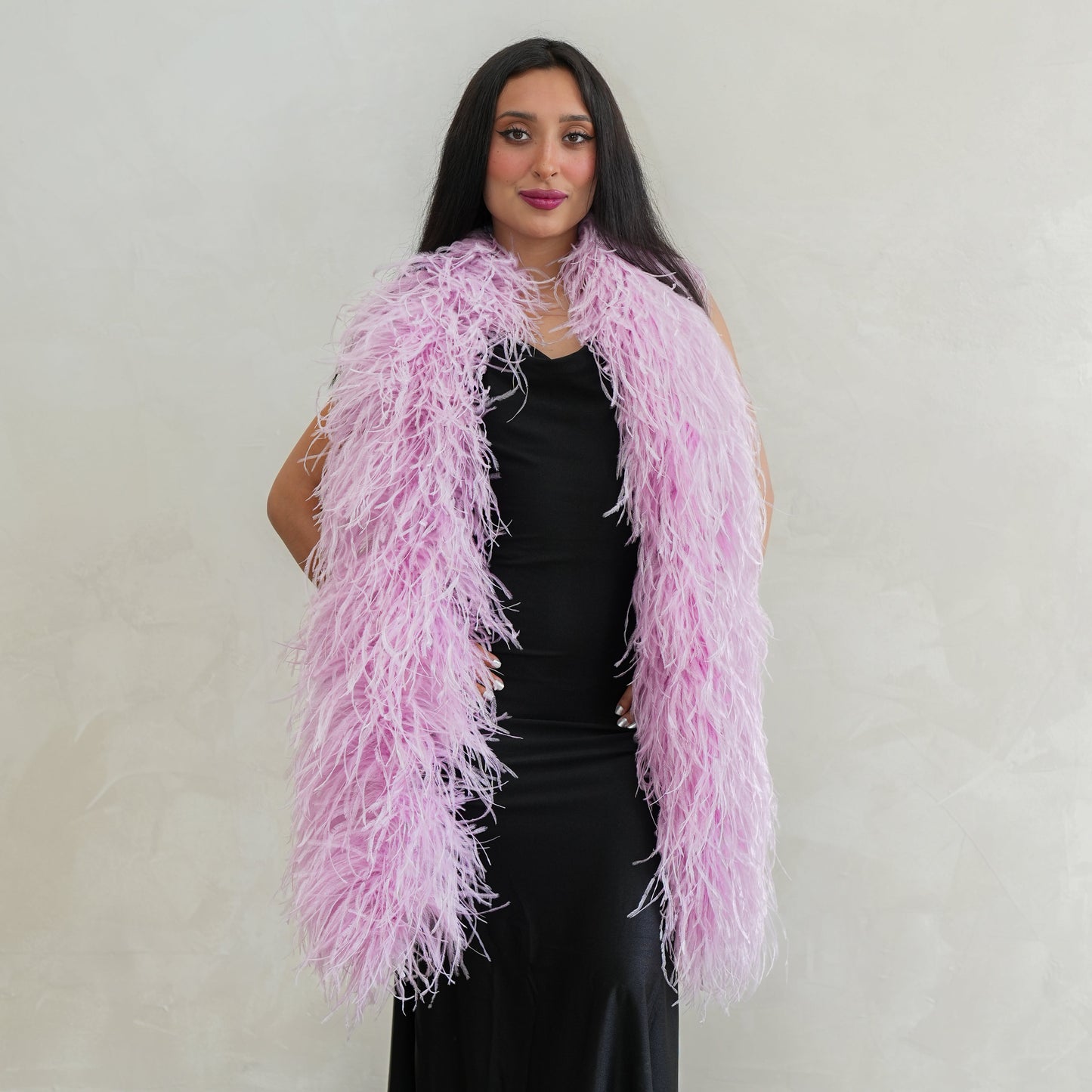 Orchid Lilac 6 Ply Ostrich Feather Boa