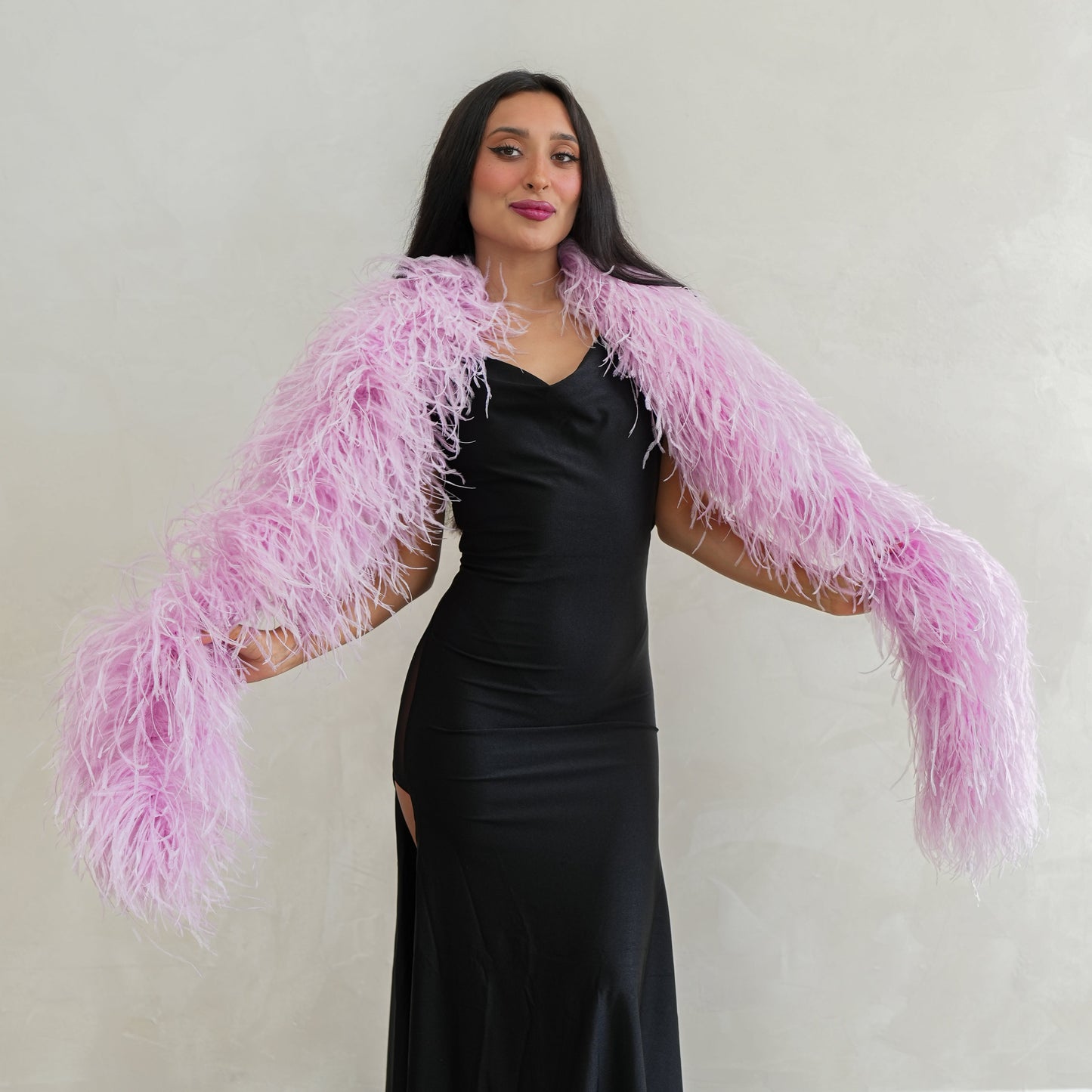 Orchid Lilac 6 Ply Ostrich Feather Boa