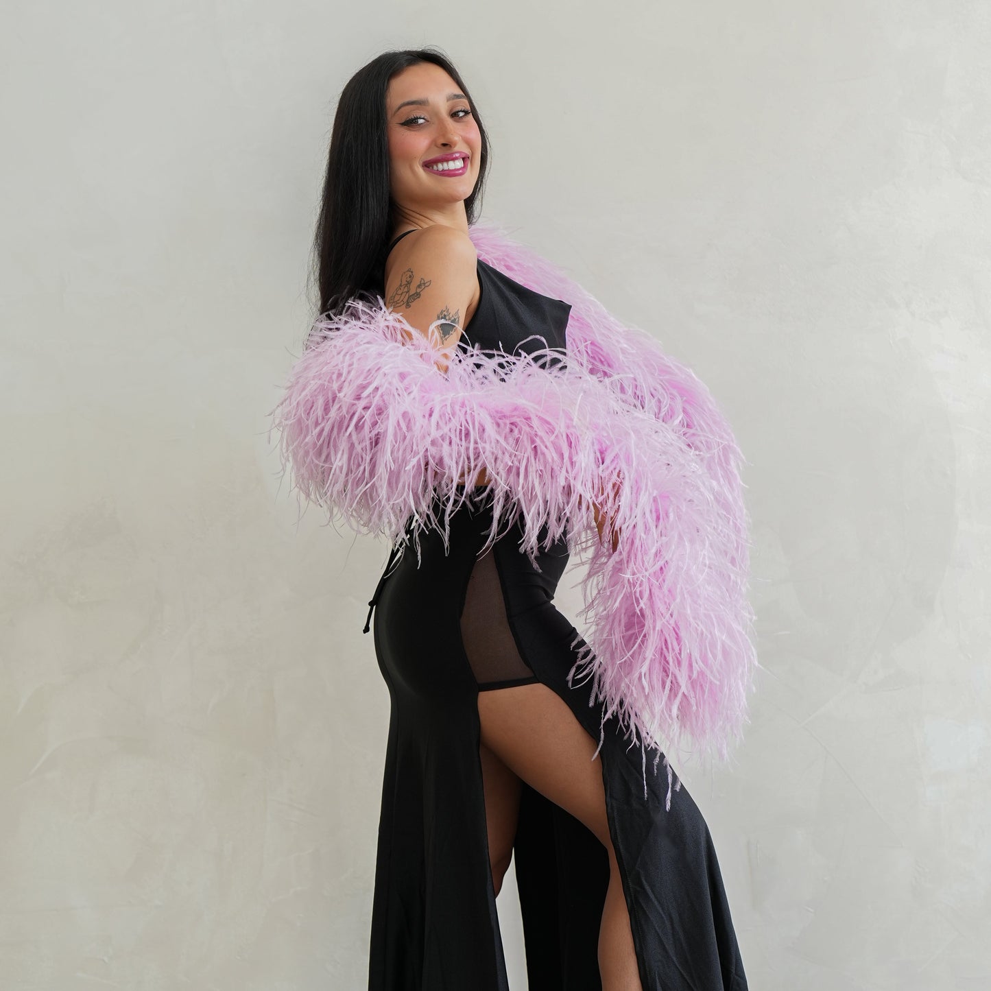 Orchid Lilac 6 Ply Ostrich Feather Boa