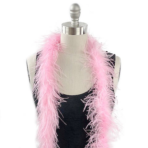 Ostrich Feather Boa - Value Two-Ply - Candy Pink - Ostrich Boa