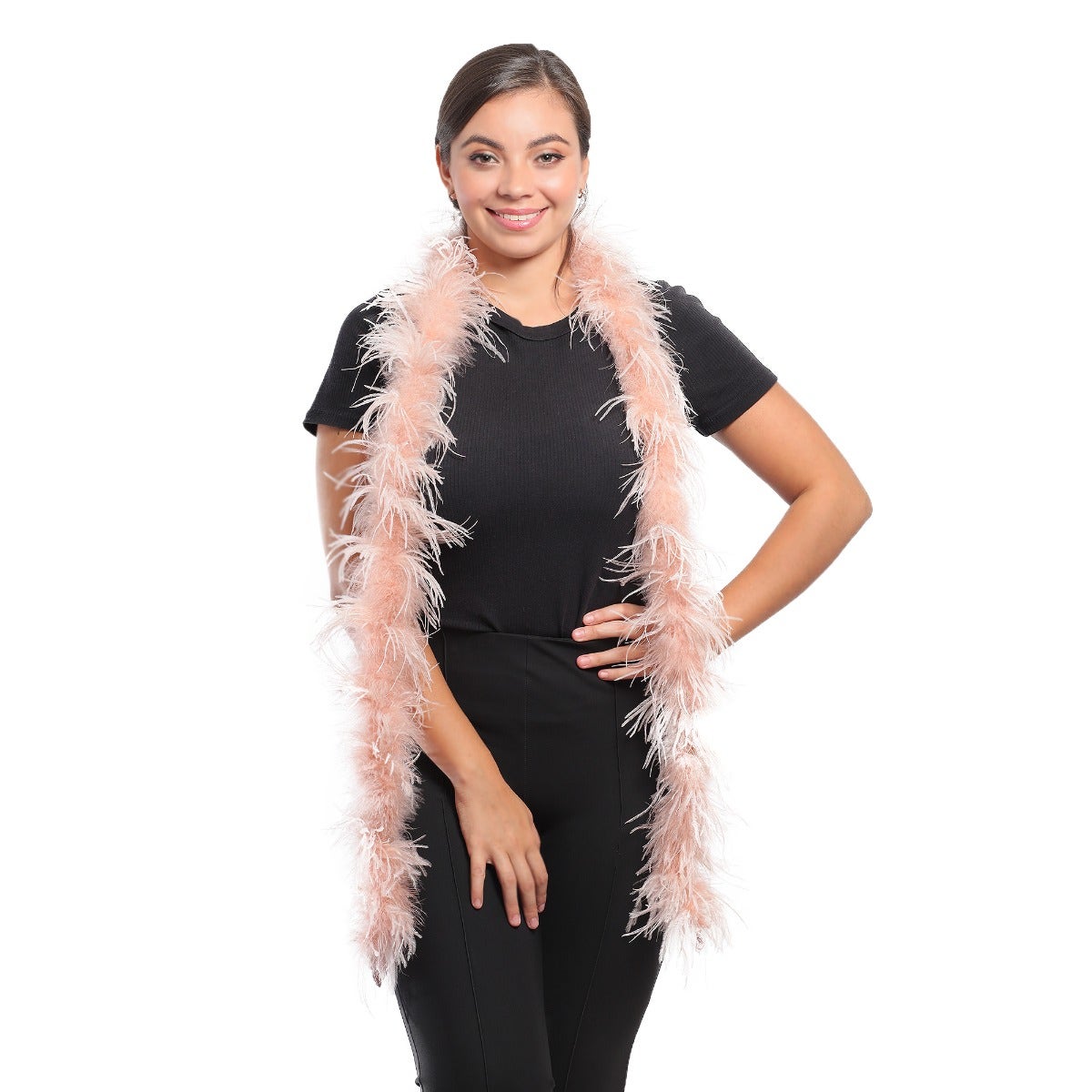 Ostrich Feather Boa - Value Two-Ply - Champagne - Ostrich Boa