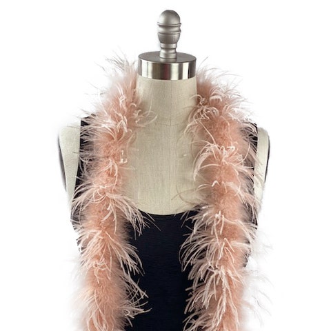 Ostrich Feather Boa - Value Two-Ply - Champagne - Ostrich Boa