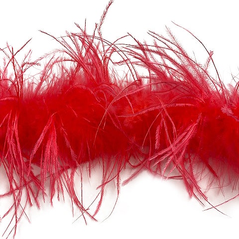 Ostrich Feather Boa - Value Two-Ply - Coral - Ostrich Boa