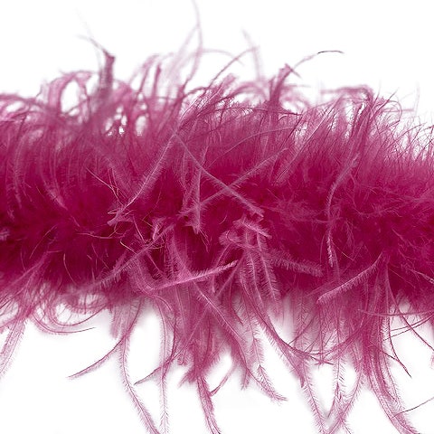 Ostrich Feather Boa - Value Two-Ply - Raspberry Sorbet - Ostrich Boa