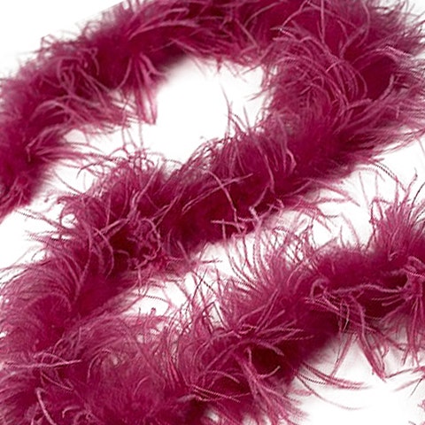 Ostrich Feather Boa - Value Two-Ply - Raspberry Sorbet - Ostrich Boa