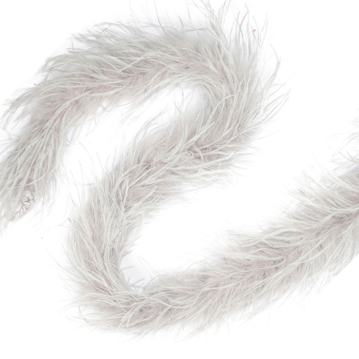 Ostrich Feather Boa - Value Two-Ply - Silver - Ostrich Boa