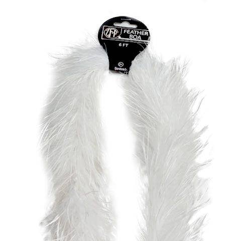 Ostrich Feather Boa - Value Two-Ply - White - Ostrich Boa