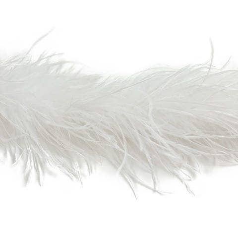 Ostrich Feather Boa - Value Two-Ply - White - Ostrich Boa