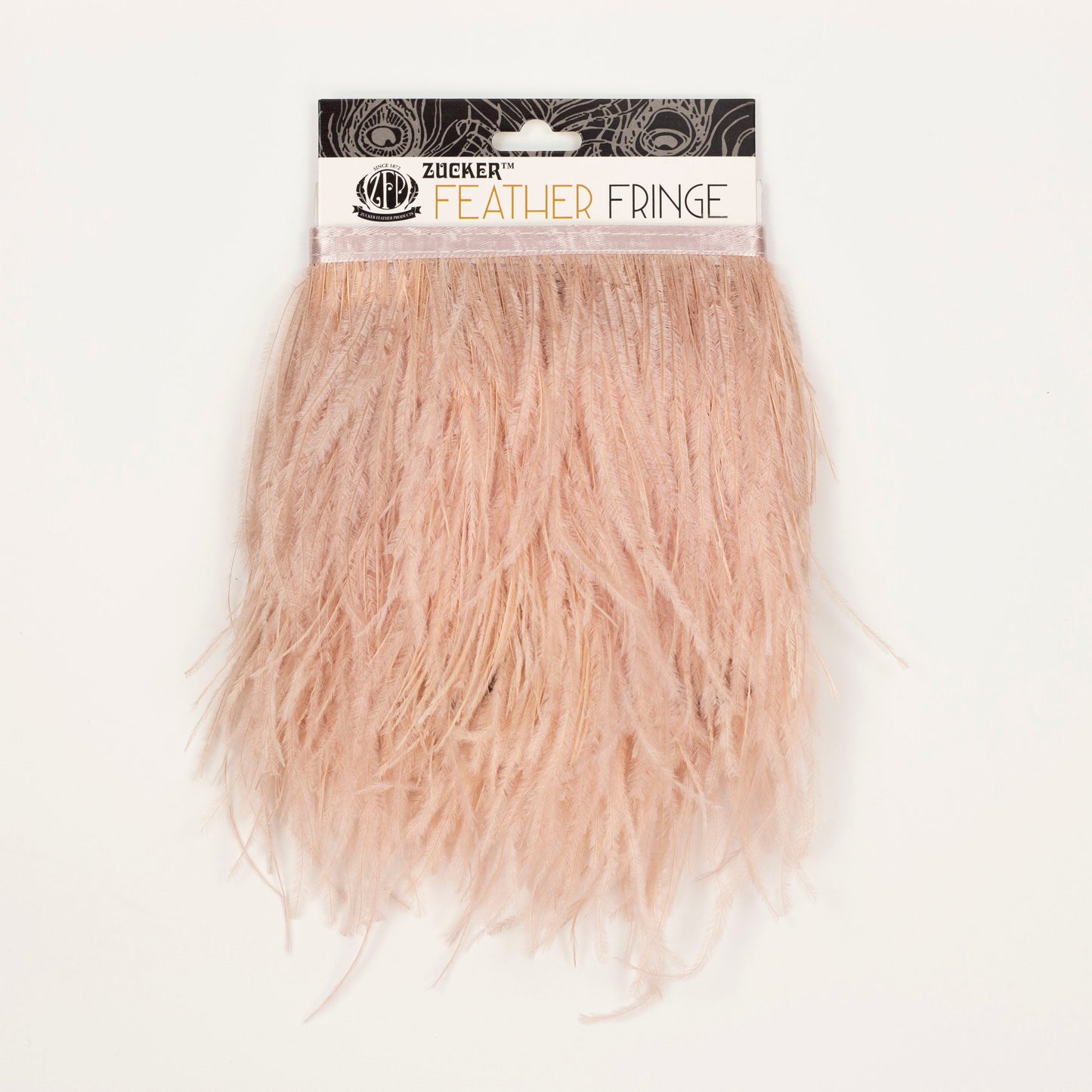 Ostrich Feather Fringe 2PLY - Champagne - Feathers