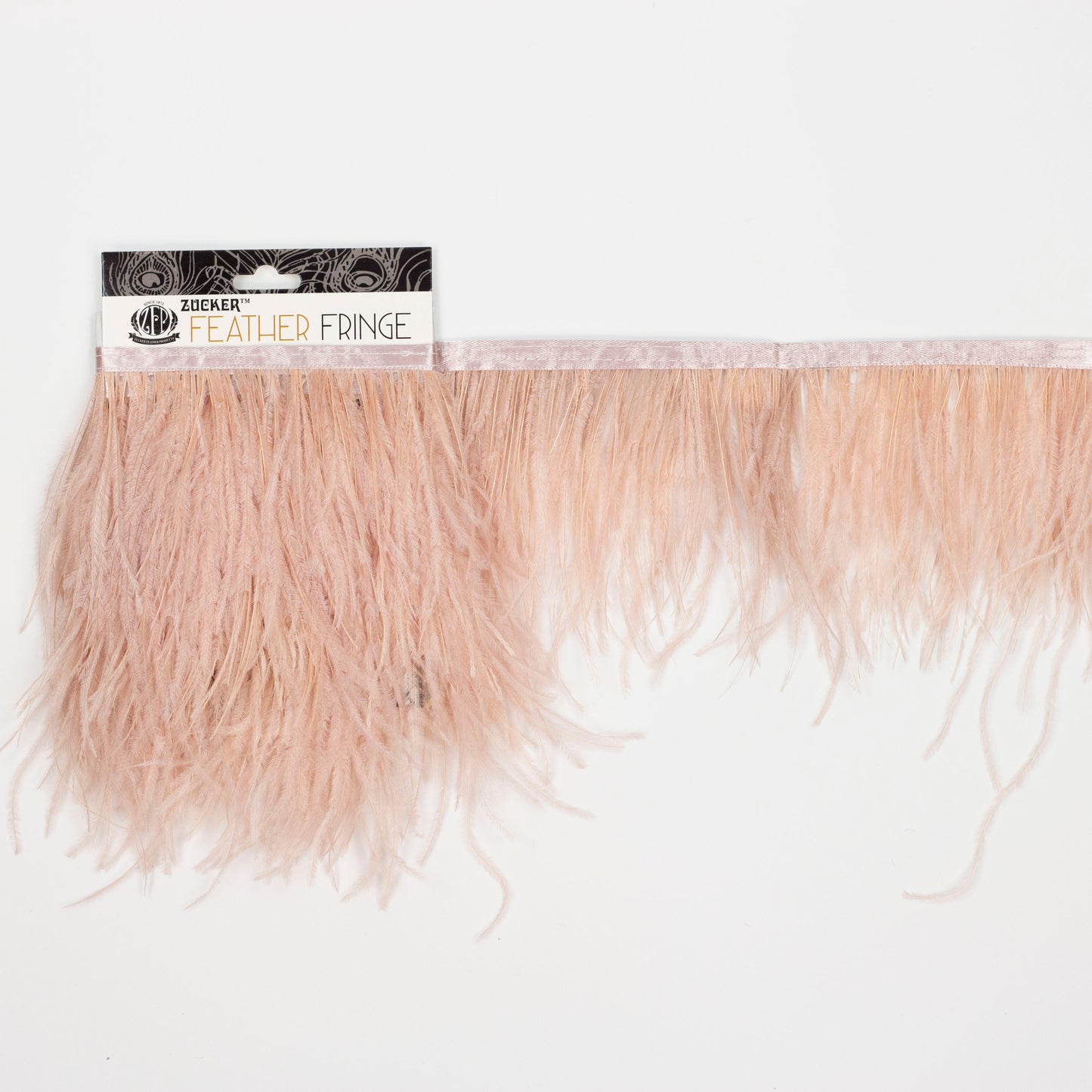 Ostrich Feather Fringe 2PLY - Champagne - Feathers