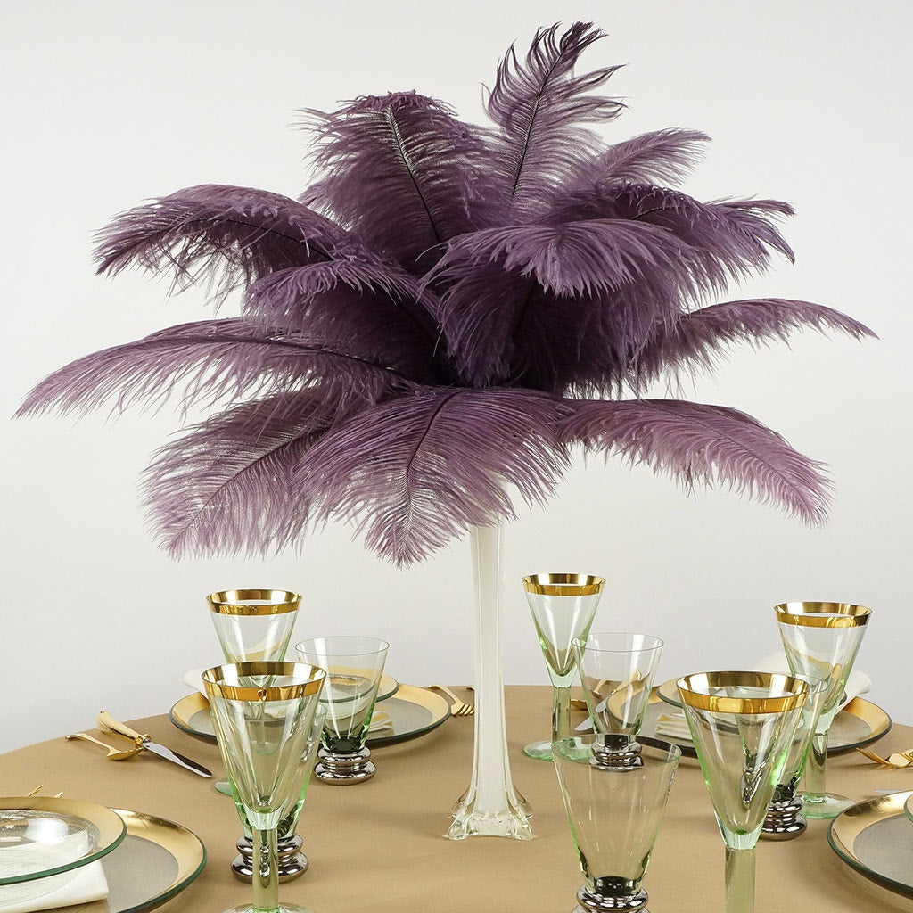 Ostrich Feathers 13-16’’ Drabs - Amethyst - Ostrich Feathers