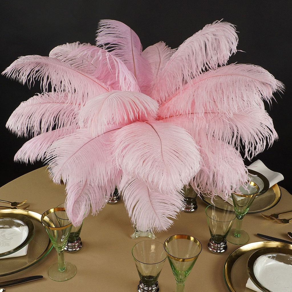 Ostrich Feathers 13-16’’ Drabs - Candy Pink - Ostrich Feathers