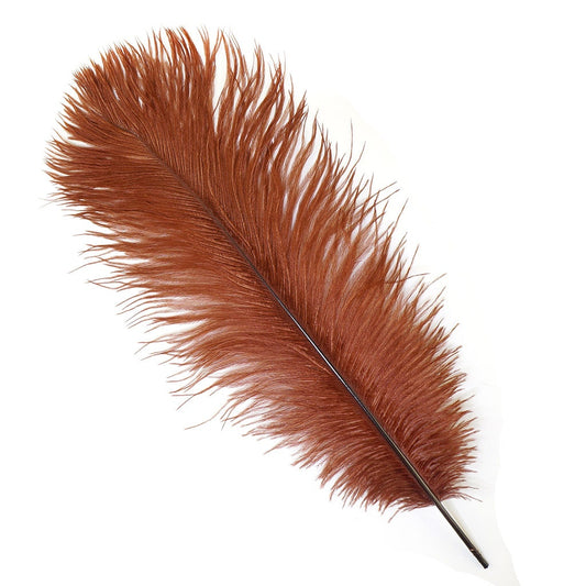 Ostrich Feathers 13-16’’ Drabs - Copper - 1 piece - Ostrich Feathers