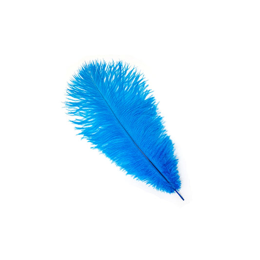 Ostrich Feathers 13-16’’ Drabs - Dark Turquoise - Ostrich Feathers