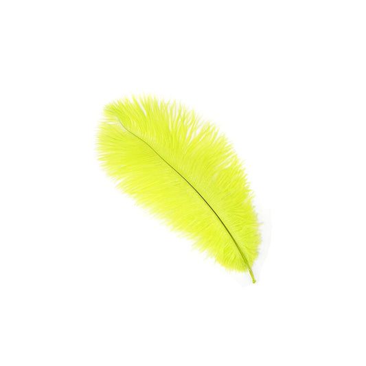 Ostrich Feathers 13-16’’ Drabs - Lime - 1 piece - Ostrich Feathers