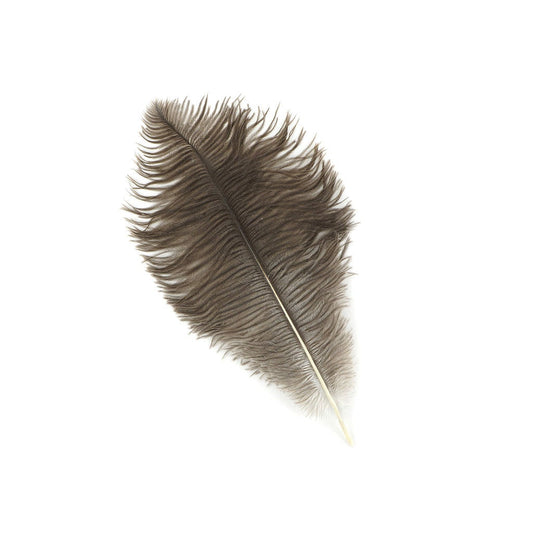 Ostrich Feathers 13-16’’ Drabs - Natural - 1 piece - Ostrich Feathers