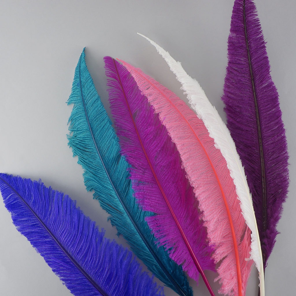 Ostrich Feathers - 13-24’’ Nandus - Very Berry - Ostrich Feathers