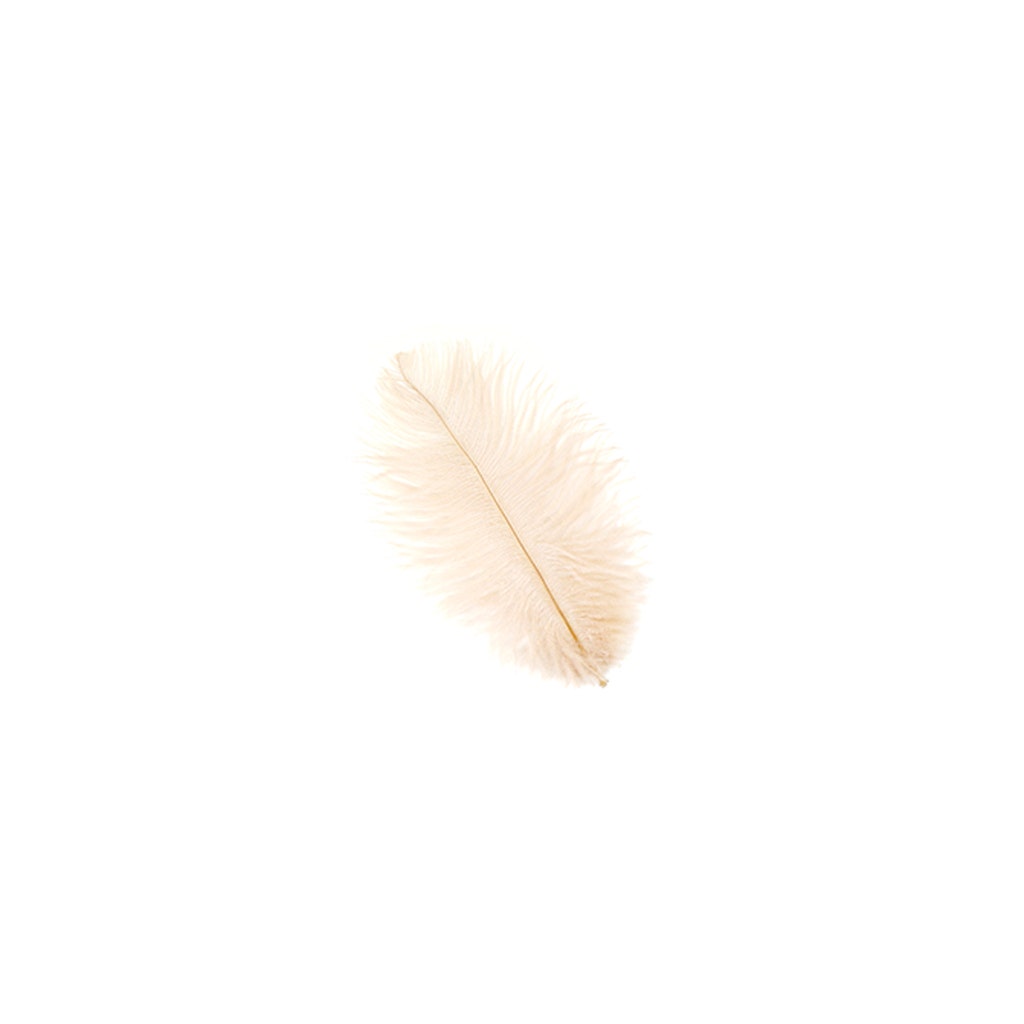 Ostrich Feathers 4-8’’ Drabs - Beige - Ostrich Feathers