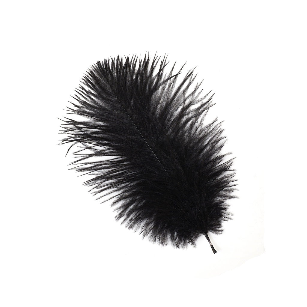 Ostrich Feathers 4-8’’ Drabs - Black - Ostrich Feathers