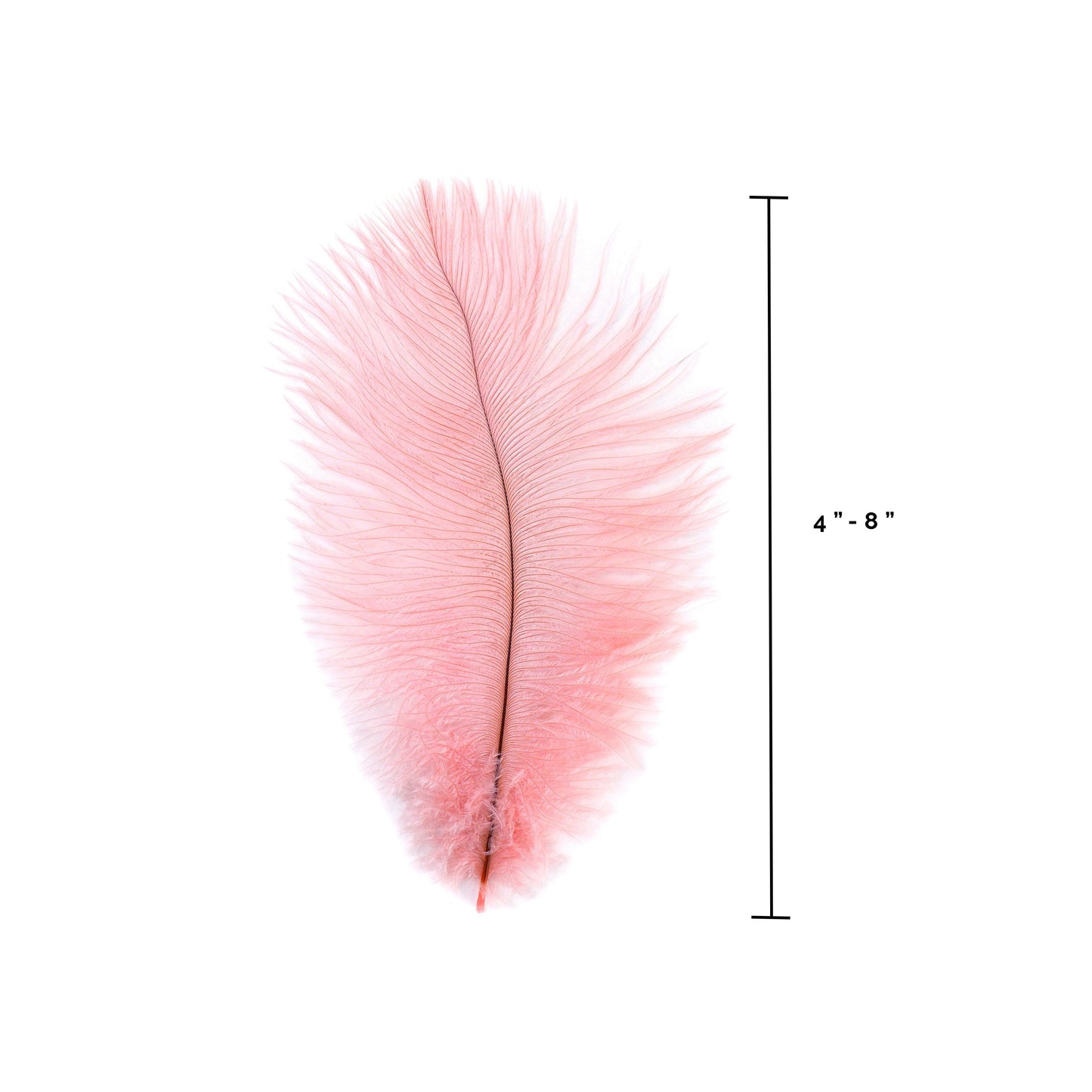 Ostrich Feathers 4-8’’ Drabs - Candy Pink - Ostrich Feathers