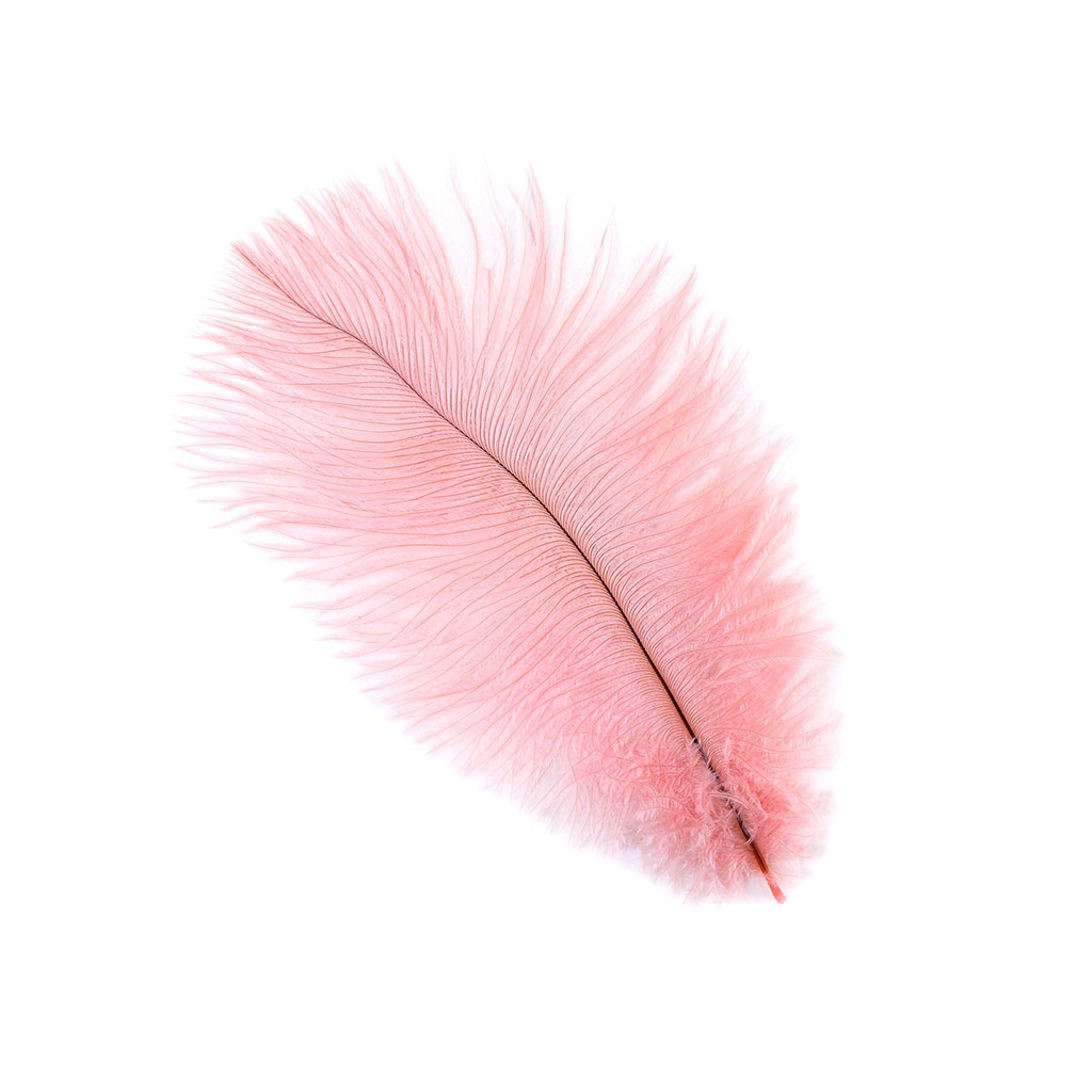 Ostrich Feathers 4-8’’ Drabs - Candy Pink - 2 pieces - Ostrich Feathers