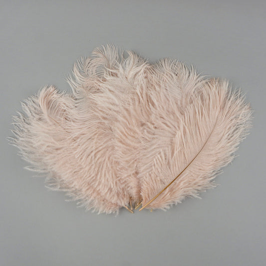 Ostrich Feathers 4-8’’ Drabs - Champagne - 1/4 lb. bulk - Ostrich Feathers