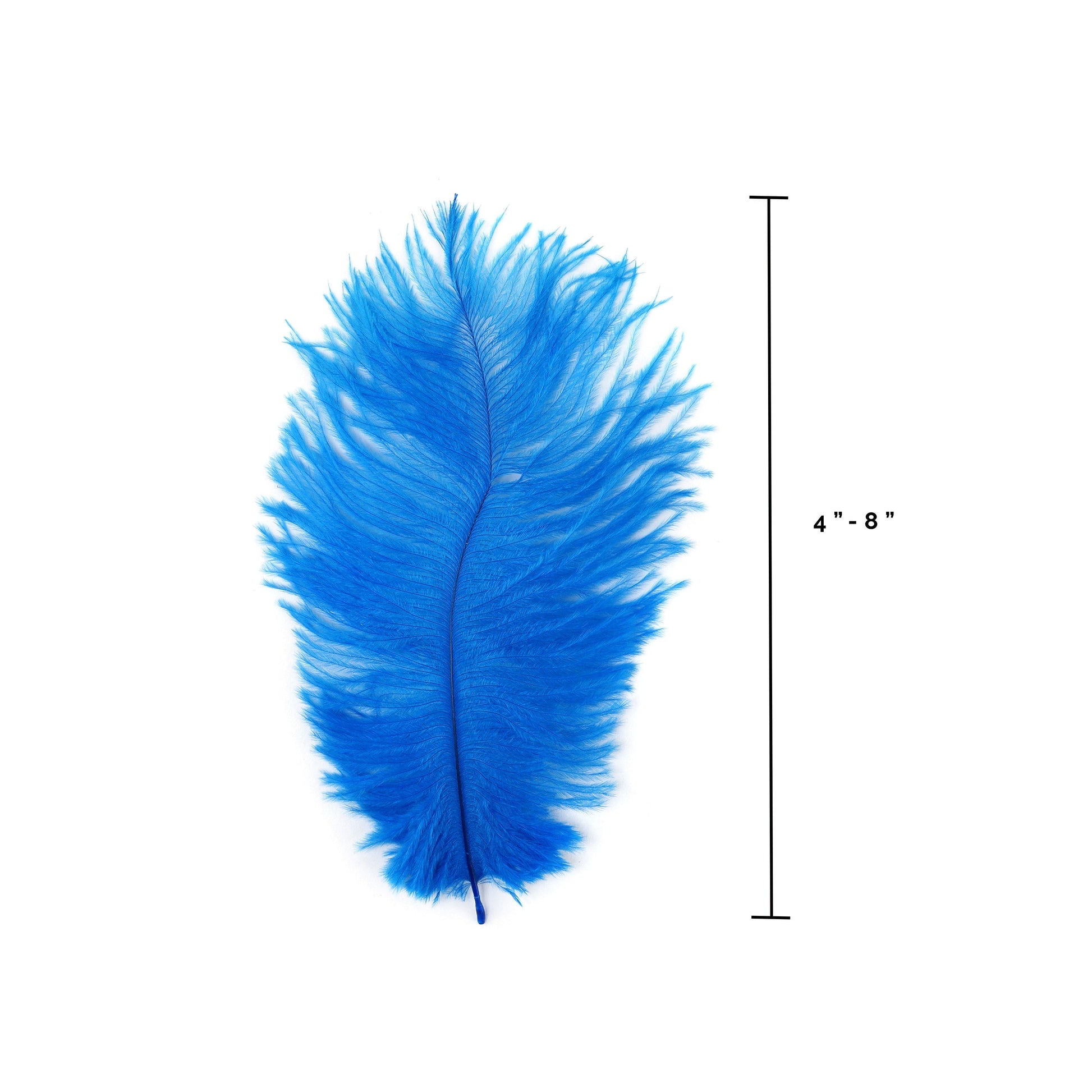 Ostrich Feathers 4-8’’ Drabs - Dark Turquoise - Ostrich Feathers