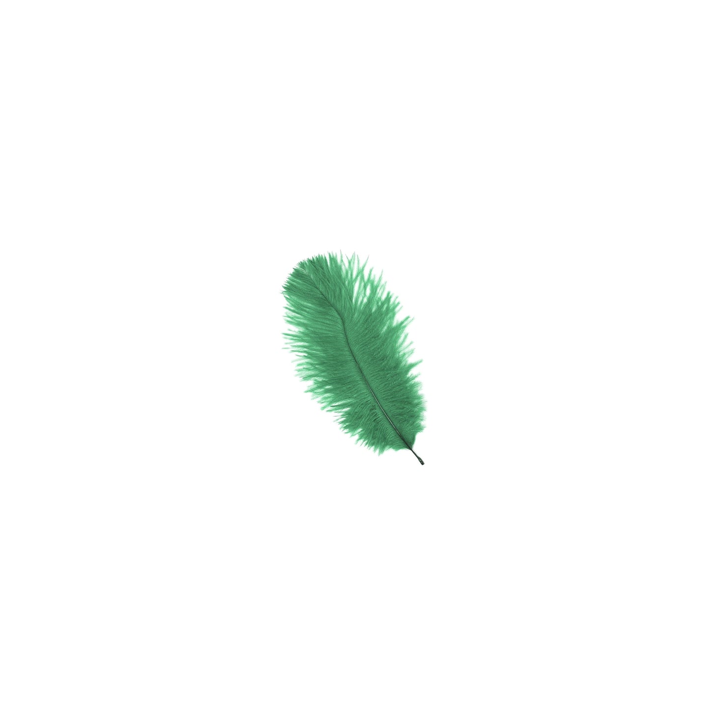 Ostrich Feathers 4-8’’ Drabs - Emerald - Ostrich Feathers