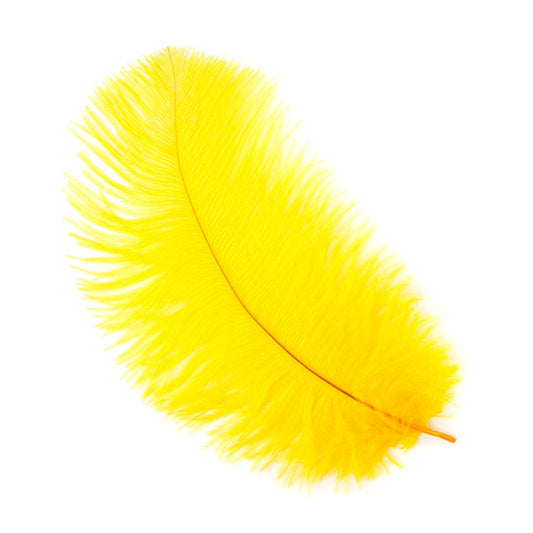 Ostrich Feathers 4-8’’ Drabs - Gold - 2 pieces - Ostrich Feathers