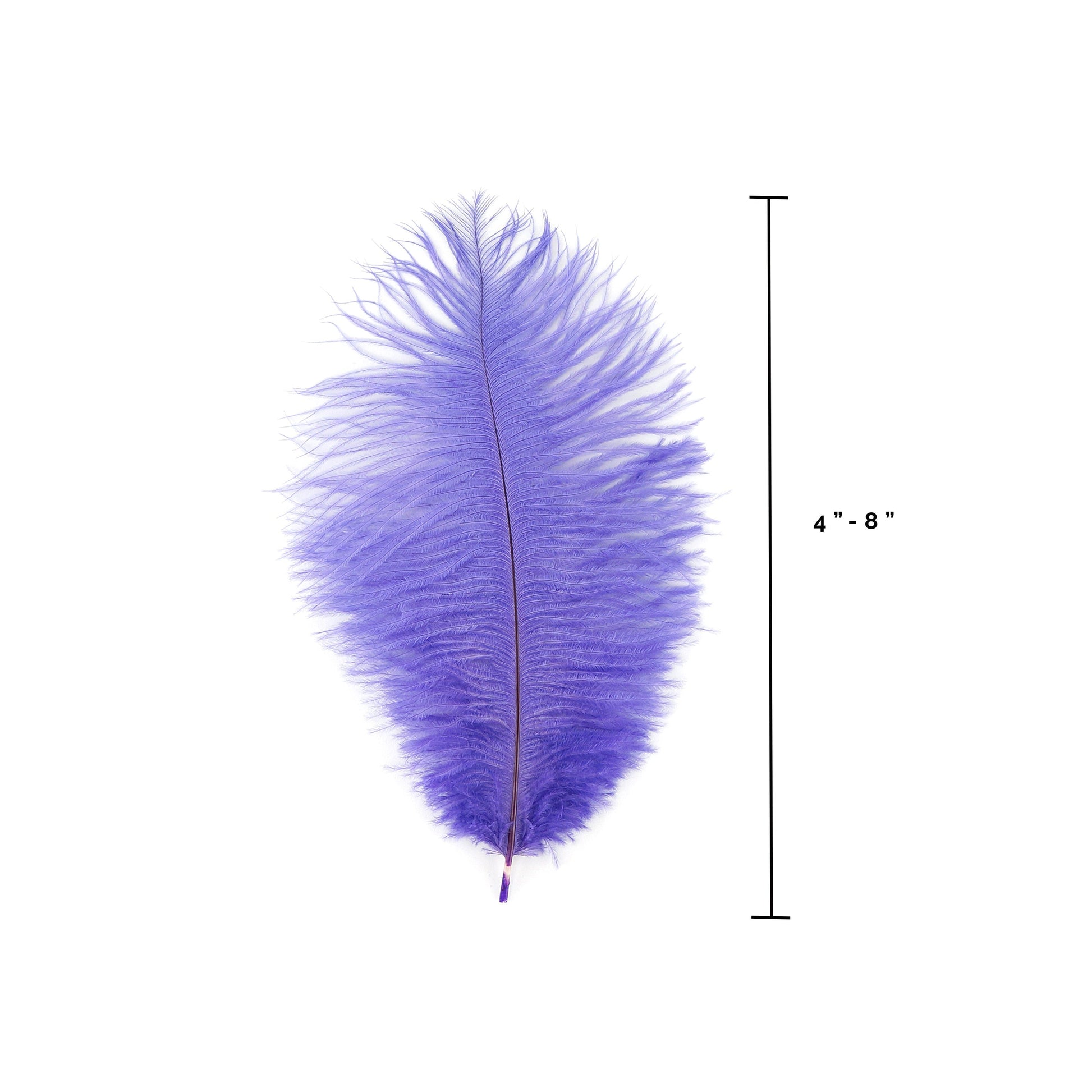 Ostrich Feathers 4-8’’ Drabs - Lavender - Ostrich Feathers