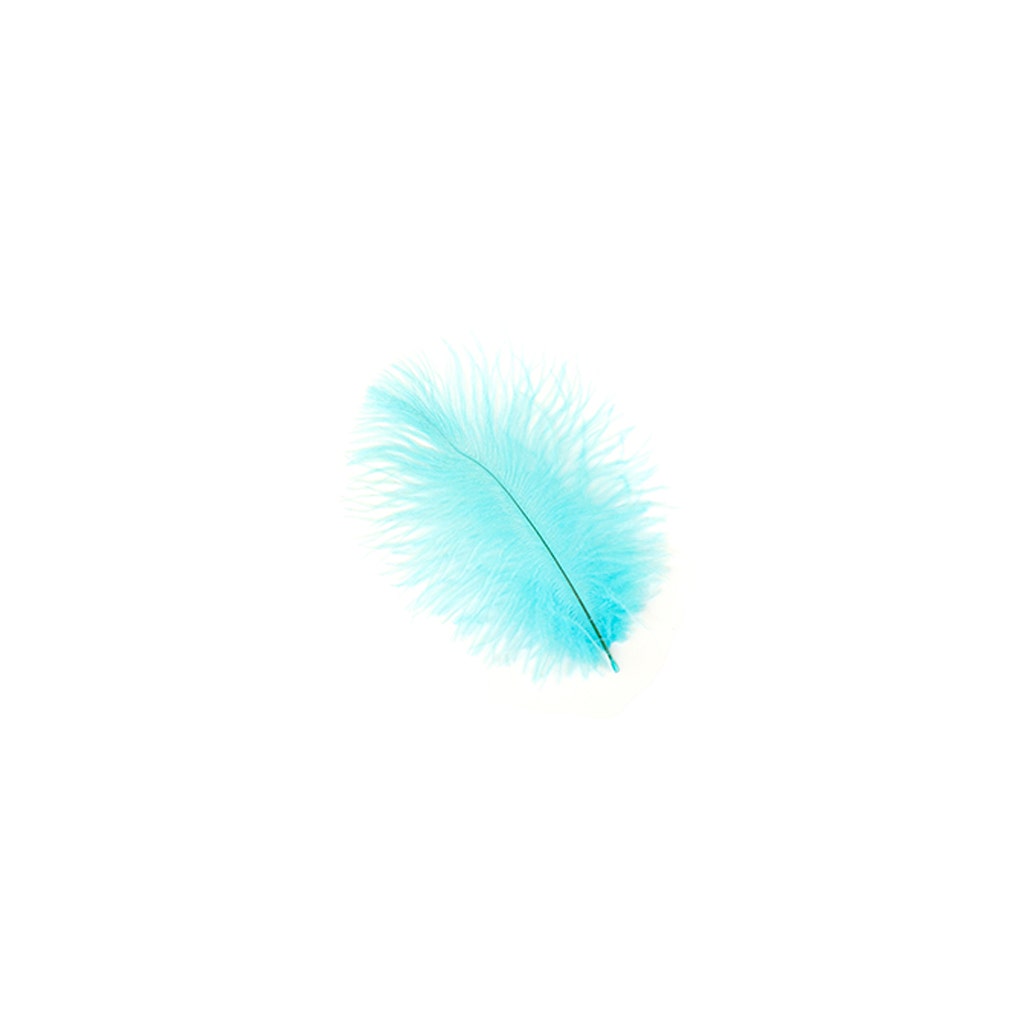 Ostrich Feathers 4-8’’ Drabs - Light Turquoise - Ostrich Feathers