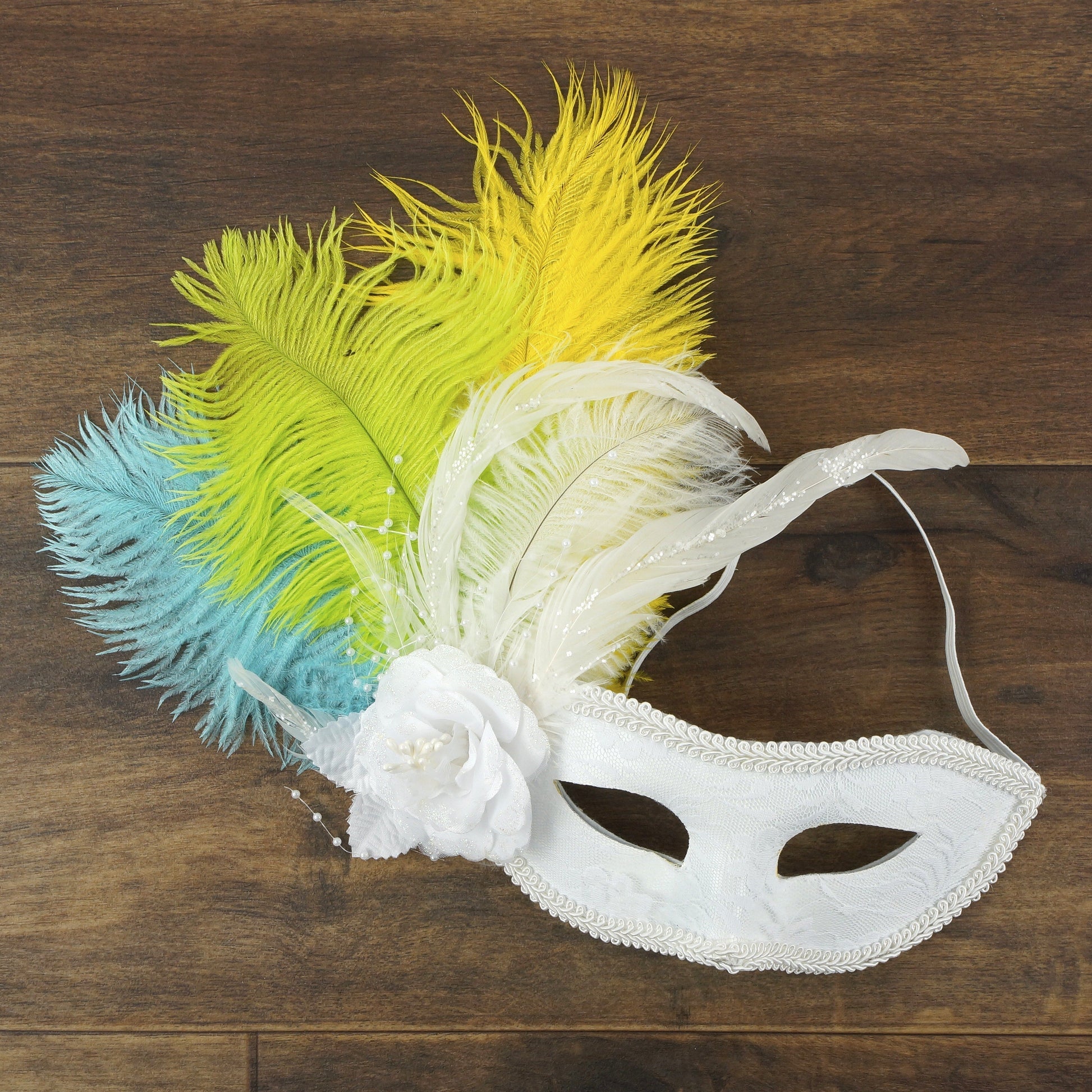 Ostrich Feathers 4-8’’ Drabs - Lime - Ostrich Feathers