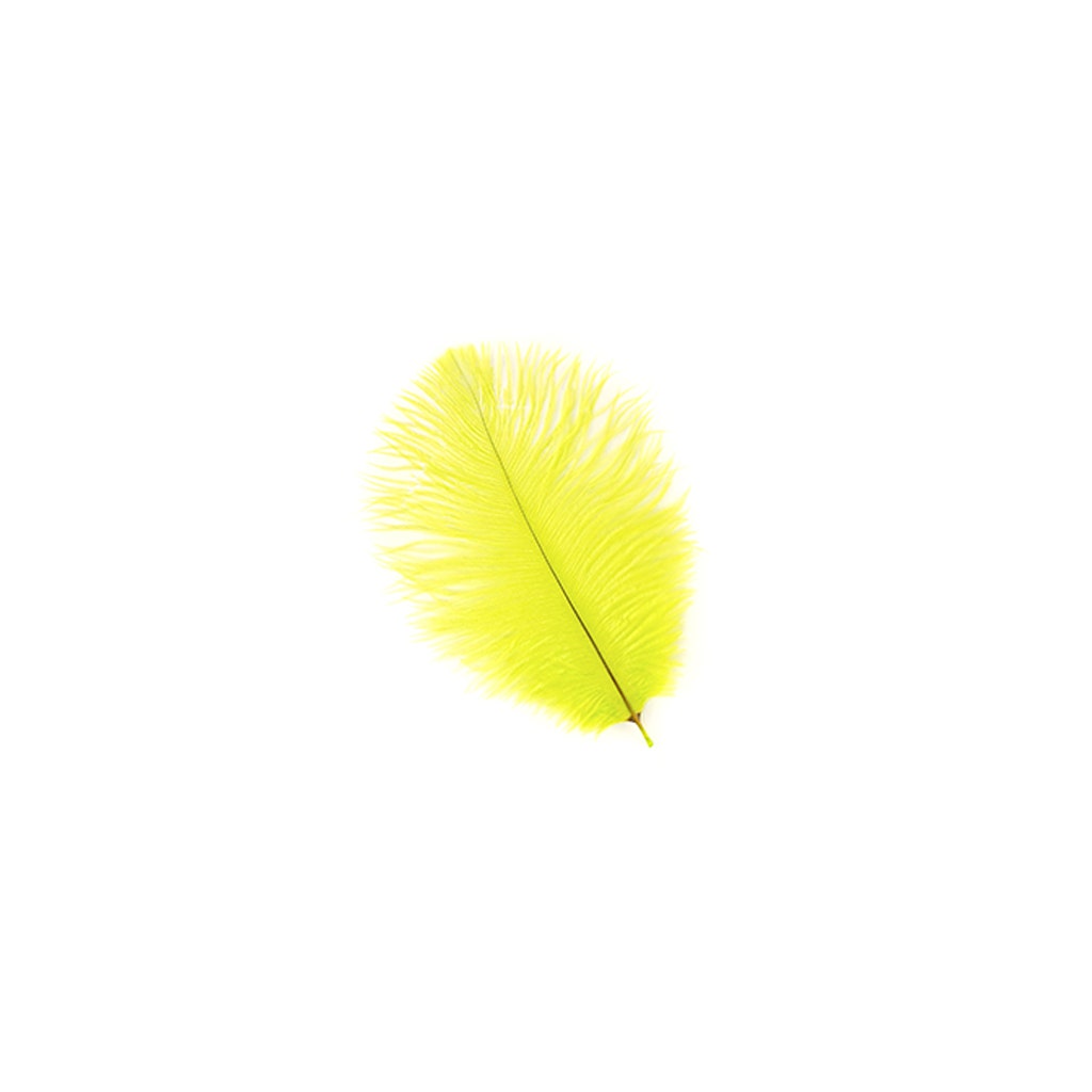 Ostrich Feathers 4-8’’ Drabs - Lime - Ostrich Feathers