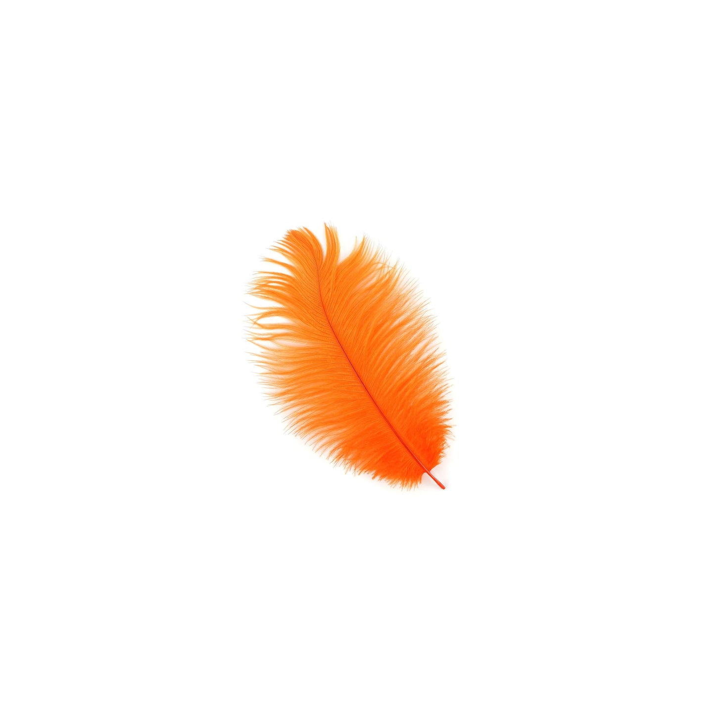 Ostrich Feathers 4-8’’ Drabs - Orange - Ostrich Feathers