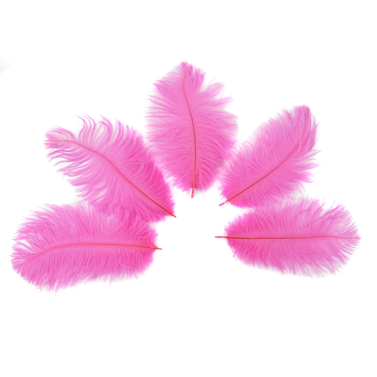 Ostrich Feathers 4-8’’ Drabs - Pink Orient - 12 pieces - Ostrich Feathers