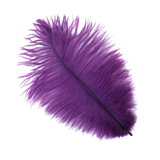 Ostrich Feathers 4-8’’ Drabs - Purple - 2 pieces - Ostrich Feathers