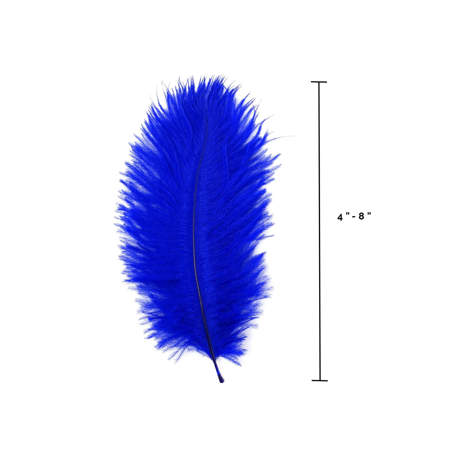 Ostrich Feathers 4-8’’ Drabs - Royal - Ostrich Feathers