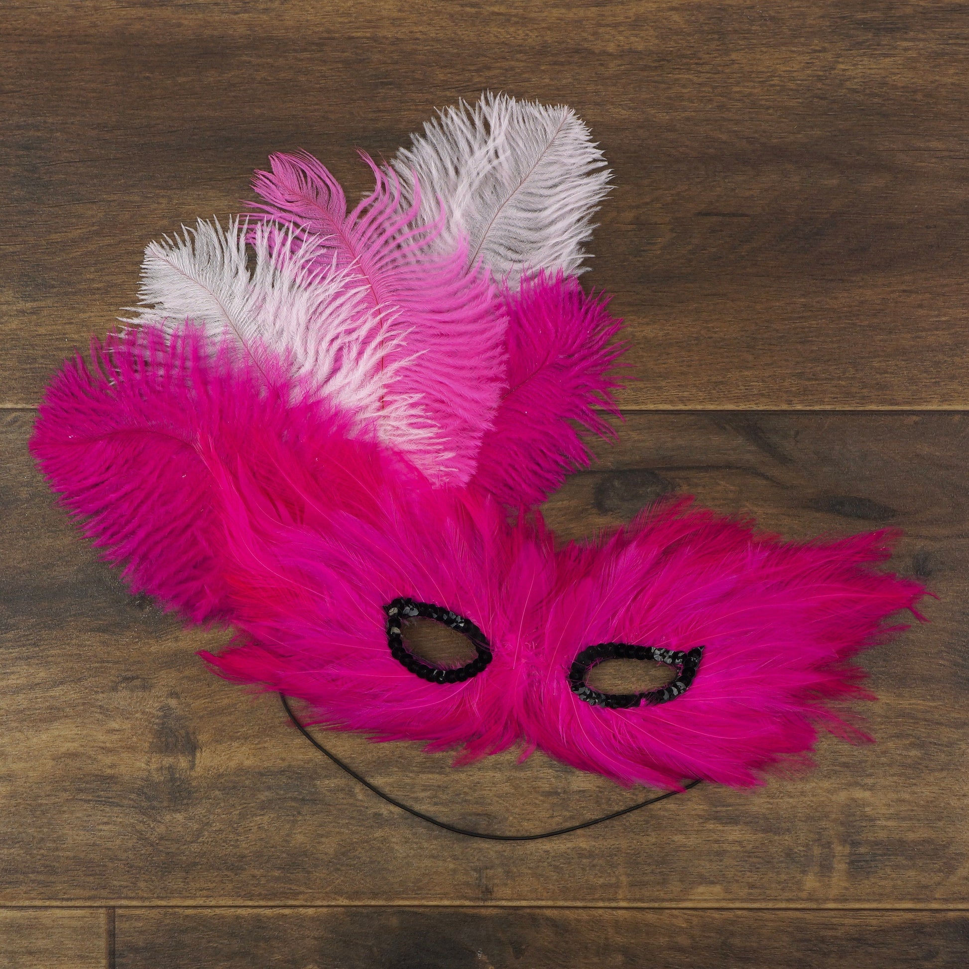 Ostrich Feathers 4-8’’ Drabs - Shocking Pink - Ostrich Feathers