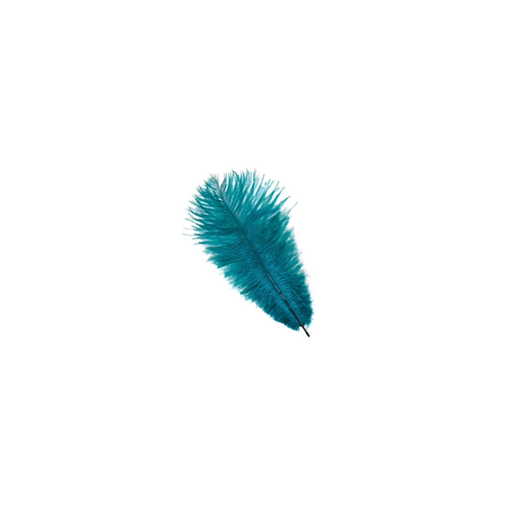 Ostrich Feathers 4-8’’ Drabs - Teal - Ostrich Feathers